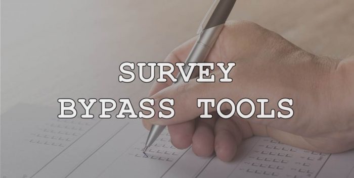 survey bypass online