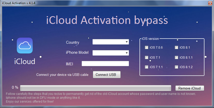 icloud bypass activation