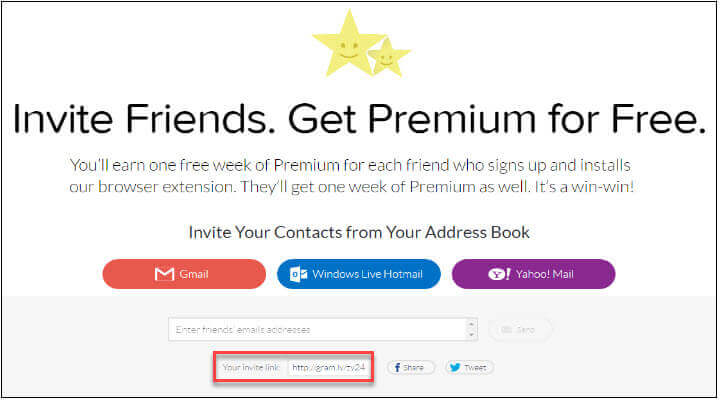 grammarly premium account free